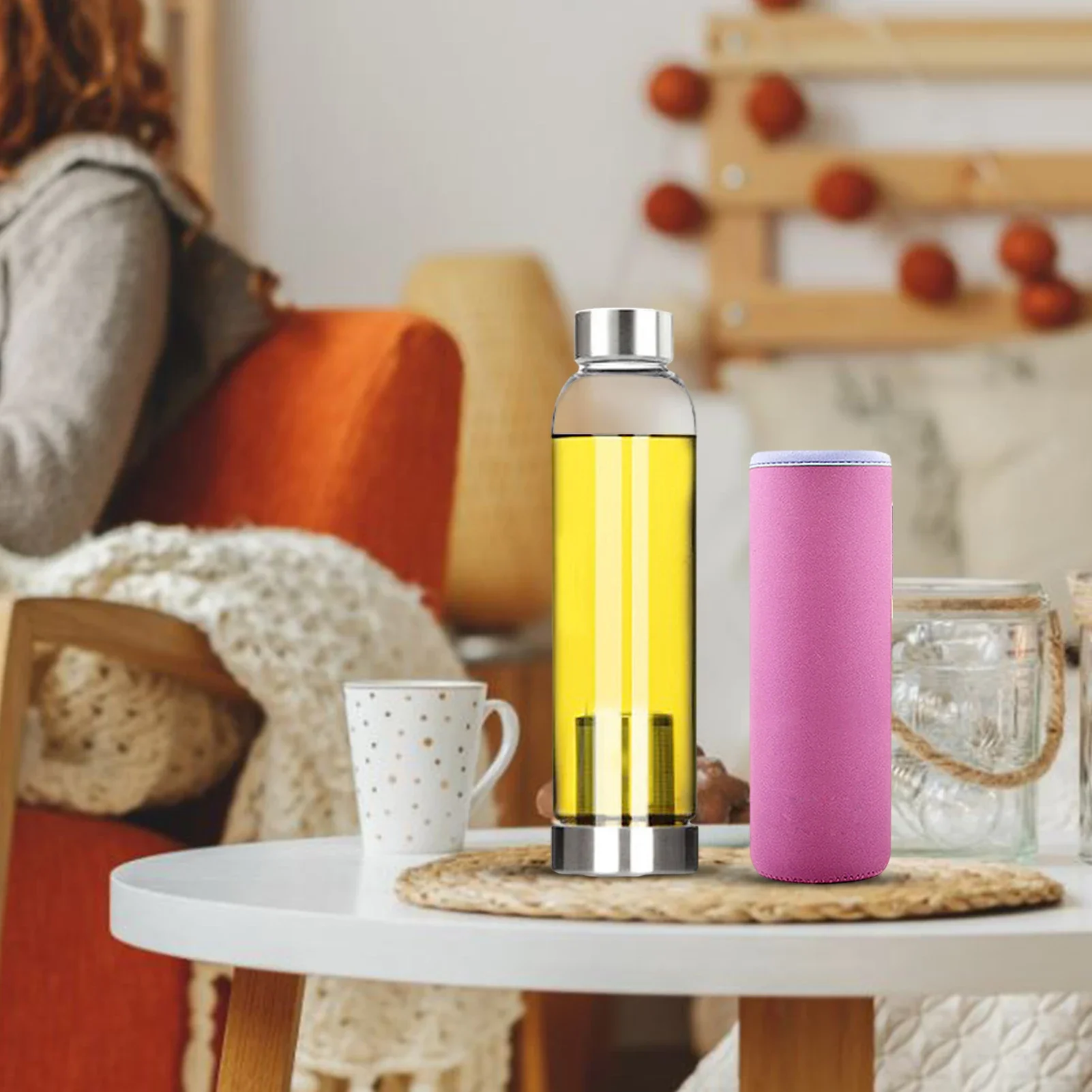 Cam Spor Su Şişesi, Çay Demlem - Outdoor Sport Glass Water Bottle incelemesi ve fiyatı